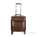 Brilliant PU Leather Trolley Luggage